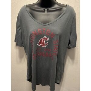 Women's Washington State Cougars Vneck Shirt Size XL‎